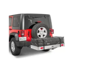 Quadratec Lightweight Aluminum Cargo Rack with Jumbo Rain-Proof Cargo Storage Bag